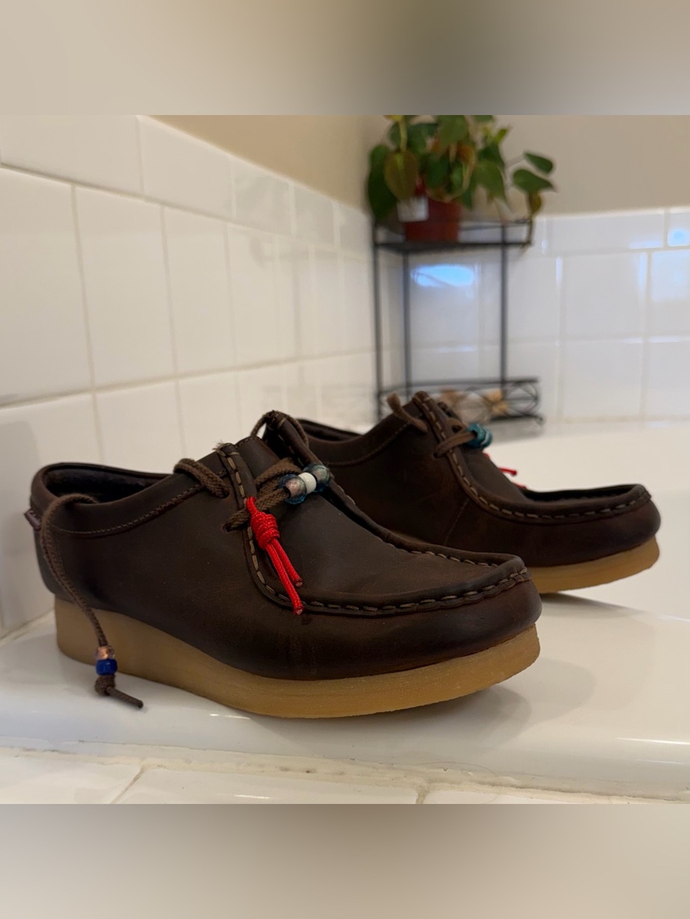 Clarks Wallabee Leather Shoes